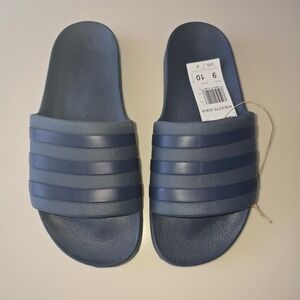 Adidas Adilette Aqua Slides Navy Blue Men's Size 9 Women's Size 10 New